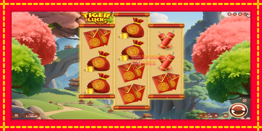 Tiger Luck mesin slot dengan animasi cerah, gambar 2