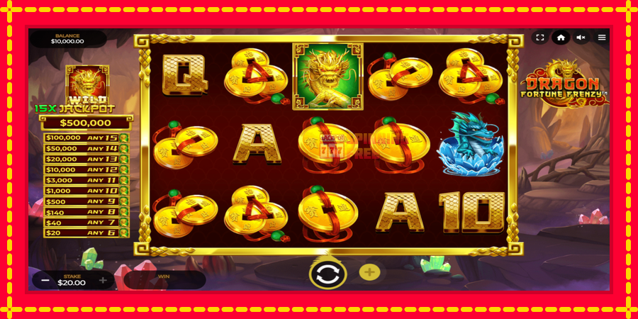 Dragon Fortune Frenzy mesin slot dengan animasi cerah, gambar 2