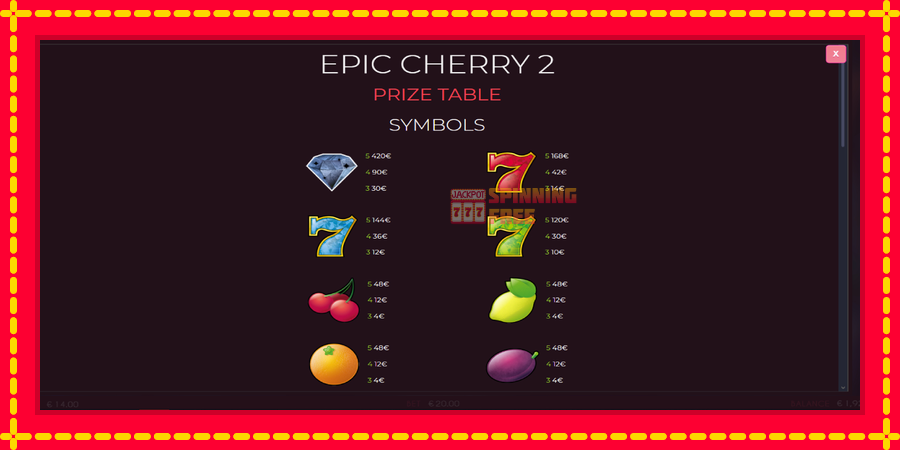 Epic Cherry 2 mesin slot dengan animasi cerah, gambar 5