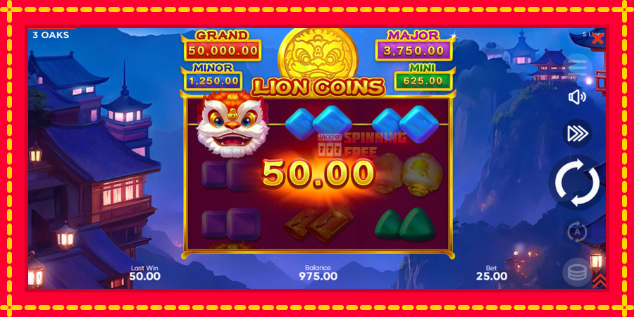 Lion Coins mesin slot dengan animasi cerah, gambar 4