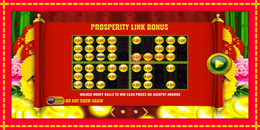 Prosperity Link - Wan Shi Ru Yi mesin slot dengan animasi cerah, gambar 1