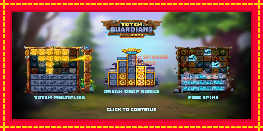 Totem Guardians Dream Drop mesin slot dengan animasi cerah, gambar 1