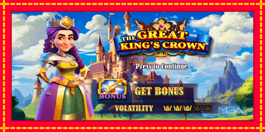 The Great Kings Crown mesin slot dengan animasi cerah, gambar 1