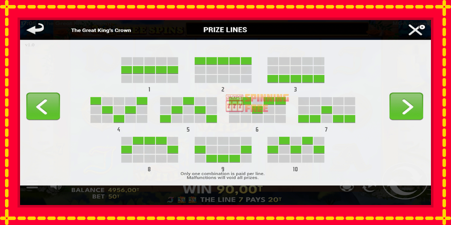 The Great Kings Crown mesin slot dengan animasi cerah, gambar 6