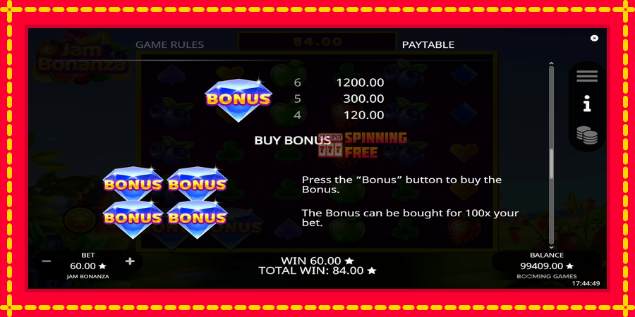 Jam Bonanza mesin slot dengan animasi cerah, gambar 6