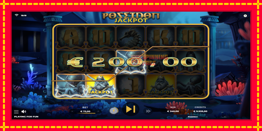 Poseidon Jackpot mesin slot dengan animasi cerah, gambar 2