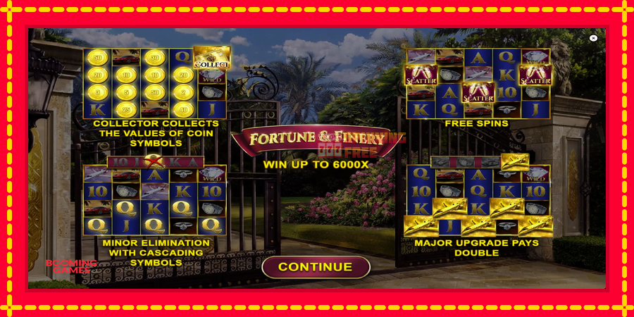 Fortune & Finery mesin slot dengan animasi cerah, gambar 1