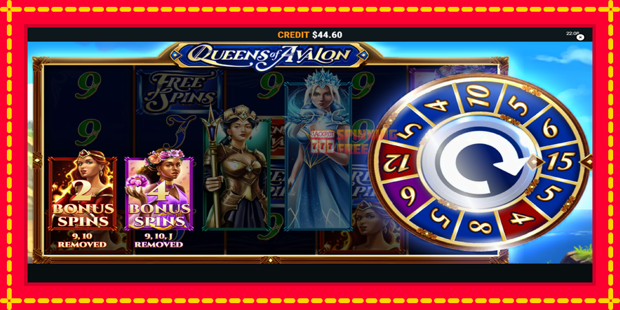 Queens of Avalon mesin slot dengan animasi cerah, gambar 3