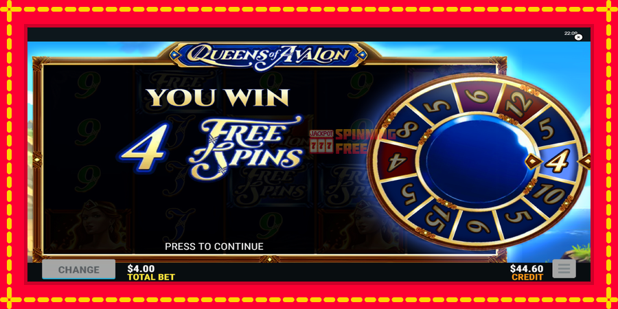 Queens of Avalon mesin slot dengan animasi cerah, gambar 4