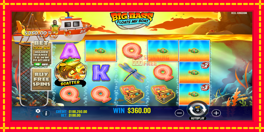 Big Bass Floats My Boat mesin slot dengan animasi cerah, gambar 3