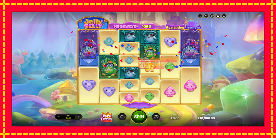 Jelly Belly Megaways mesin slot dengan animasi cerah, gambar 2