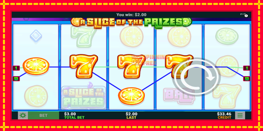 A Slice of the Prizes mesin slot dengan animasi cerah, gambar 4