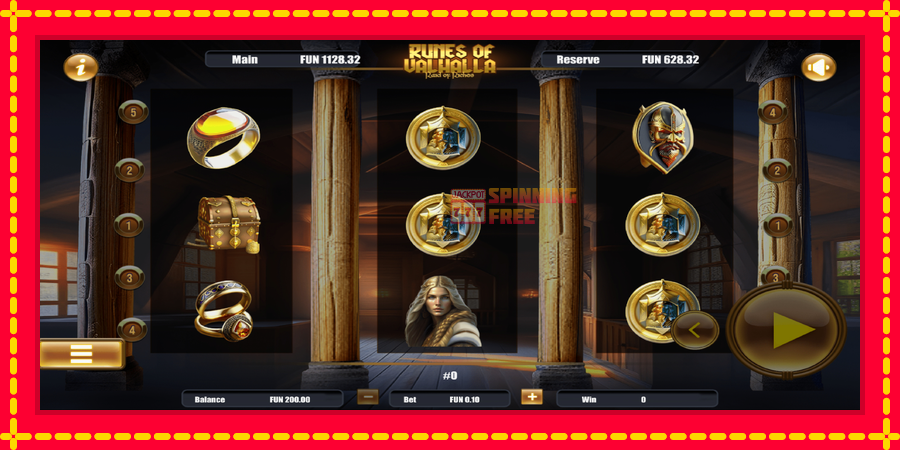 Runes of Valhalla mesin slot dengan animasi cerah, gambar 2