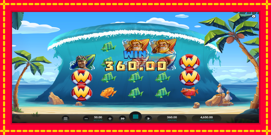 Cowabunga Dream Drop mesin slot dengan animasi cerah, gambar 3