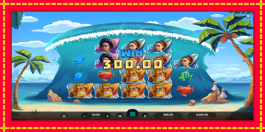 Cowabunga Dream Drop mesin slot dengan animasi cerah, gambar 4