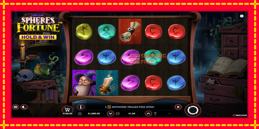 Merlins Spheres of Fortune mesin slot dengan animasi cerah, gambar 2