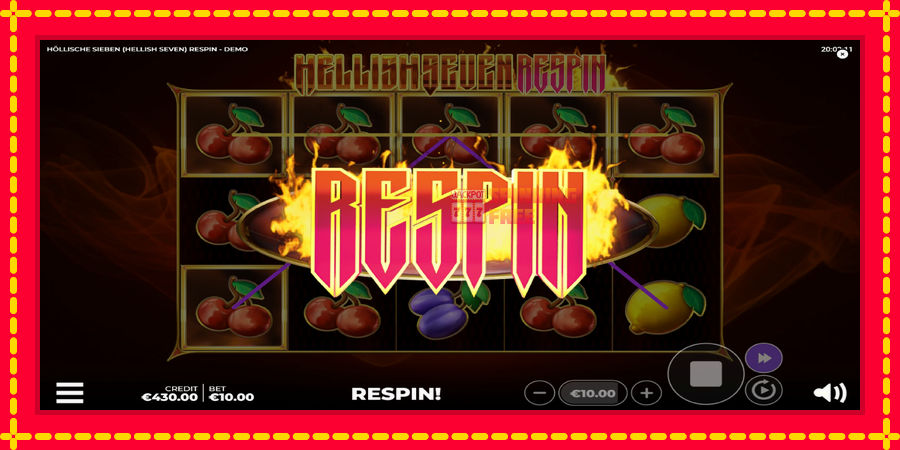 Hellish Seven Respin mesin slot dengan animasi cerah, gambar 3