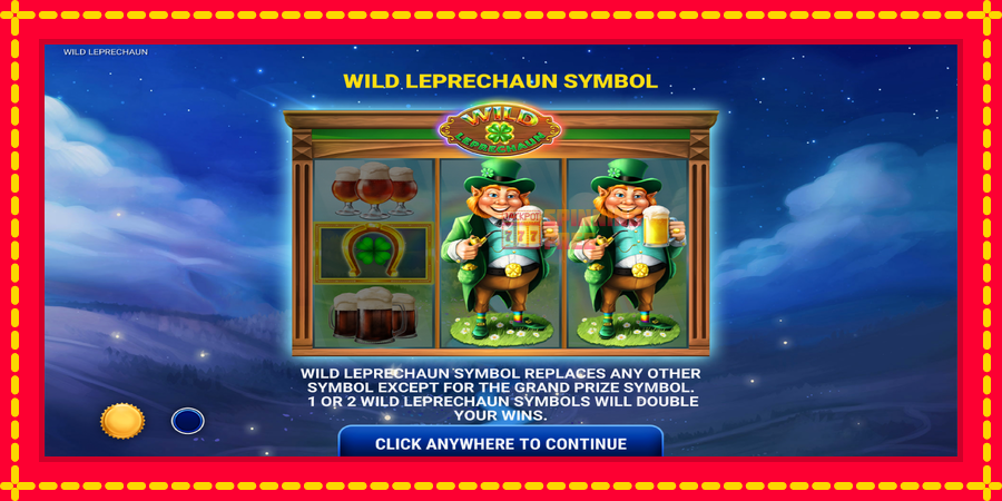 Wild Leprechaun mesin slot dengan animasi cerah, gambar 1