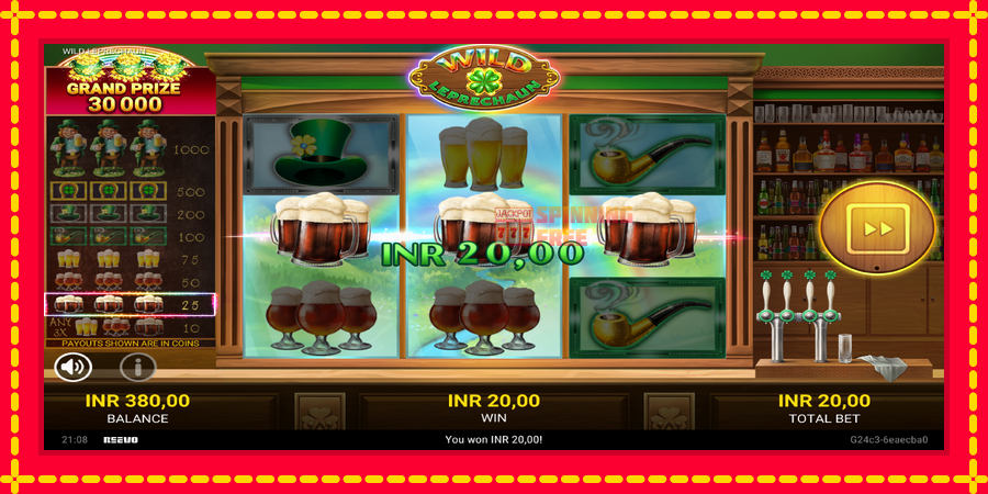 Wild Leprechaun mesin slot dengan animasi cerah, gambar 4