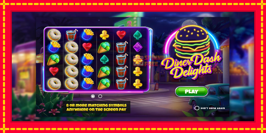 Diner Dash Delights mesin slot dengan animasi cerah, gambar 1