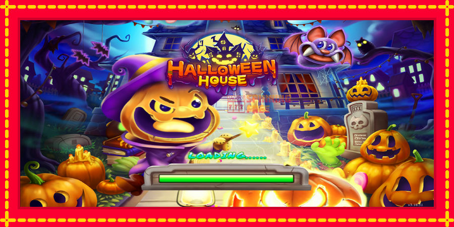 Halloween House mesin slot dengan animasi cerah, gambar 1