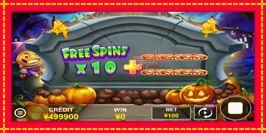 Halloween House mesin slot dengan animasi cerah, gambar 3