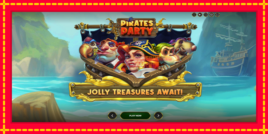 Pirates Party mesin slot dengan animasi cerah, gambar 1