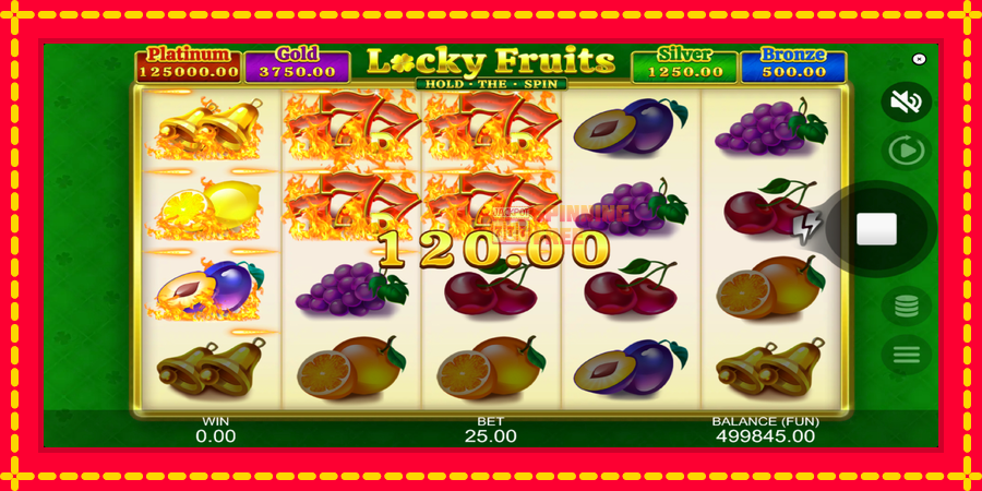 Locky Fruits: Hold the Spin mesin slot dengan animasi cerah, gambar 3