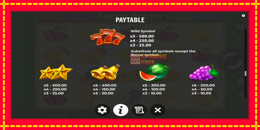 Locky Fruits: Hold the Spin mesin slot dengan animasi cerah, gambar 6