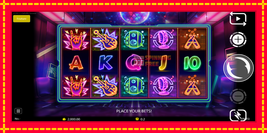 Golden Disco mesin slot dengan animasi cerah, gambar 2