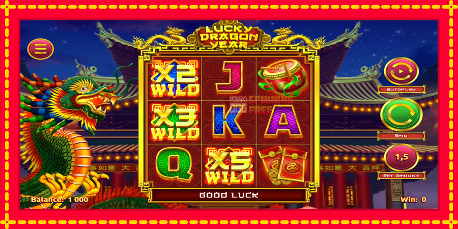 Lucky Dragon Year mesin slot dengan animasi cerah, gambar 2