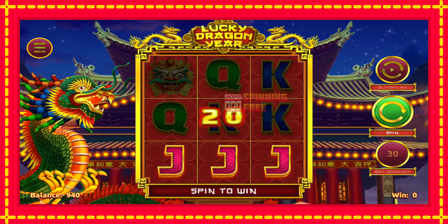 Lucky Dragon Year mesin slot dengan animasi cerah, gambar 3