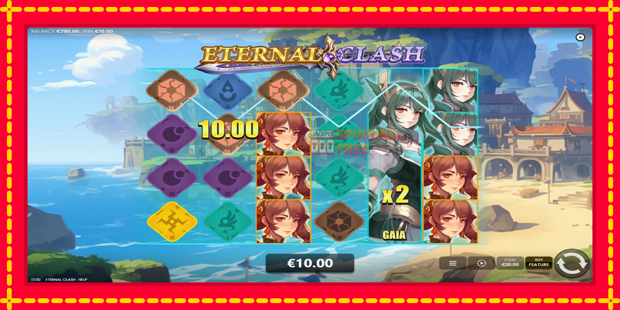 Eternal Clash mesin slot dengan animasi cerah, gambar 3