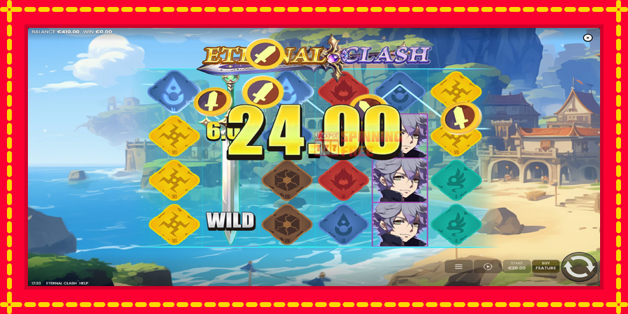 Eternal Clash mesin slot dengan animasi cerah, gambar 4