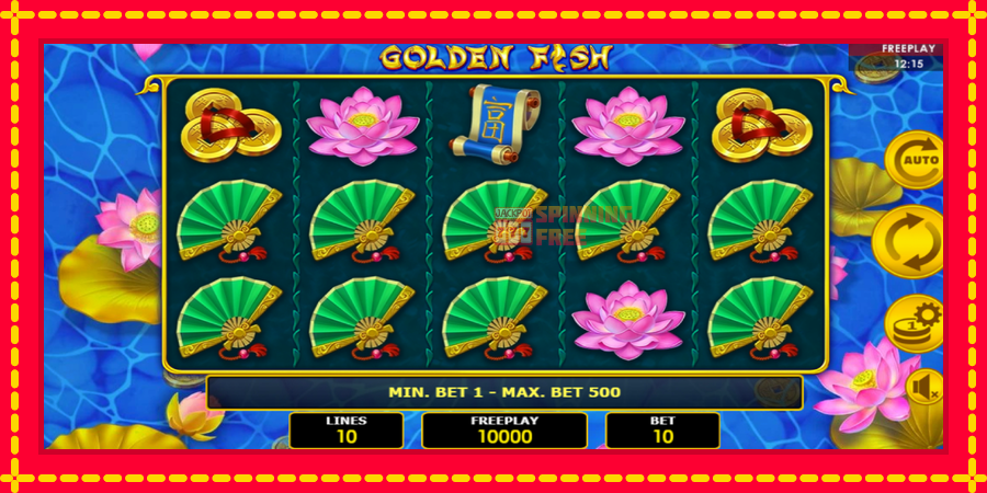 Golden Fish mesin slot dengan animasi cerah, gambar 2