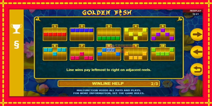 Golden Fish mesin slot dengan animasi cerah, gambar 6