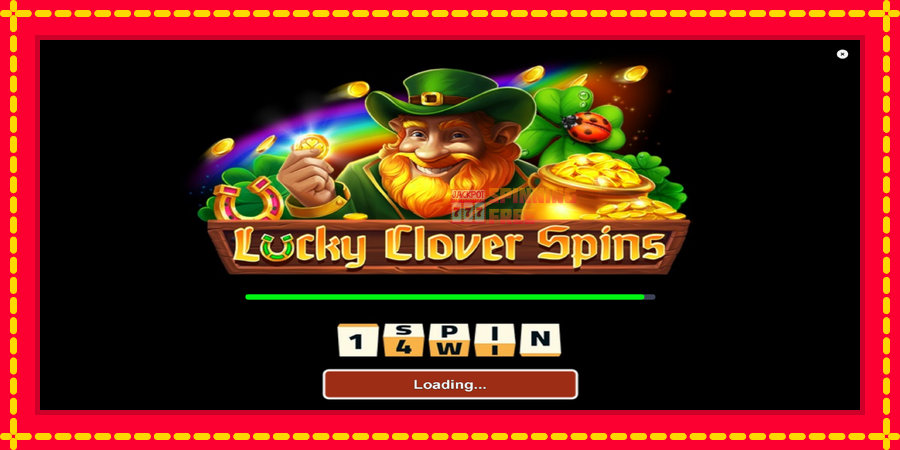 Lucky Clover Spins mesin slot dengan animasi cerah, gambar 1