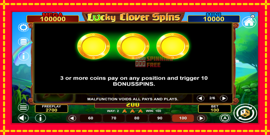 Lucky Clover Spins mesin slot dengan animasi cerah, gambar 6