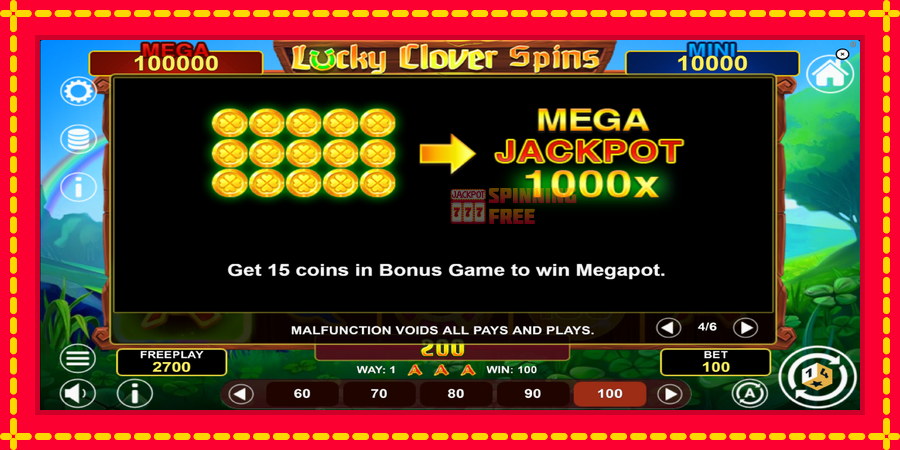 Lucky Clover Spins mesin slot dengan animasi cerah, gambar 7