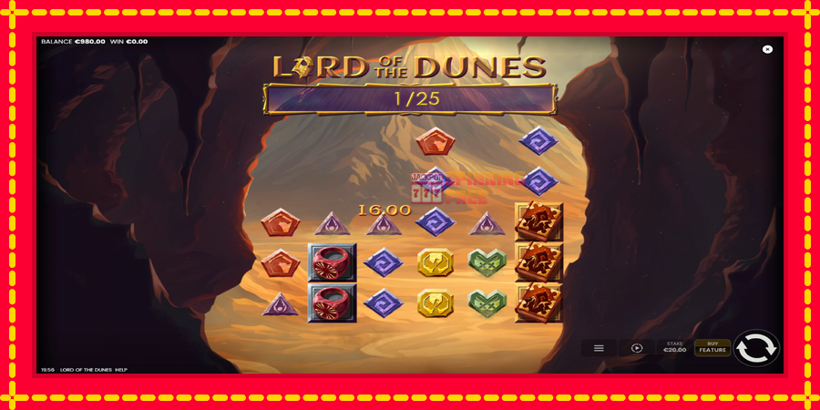 Lord of the Dunes mesin slot dengan animasi cerah, gambar 3