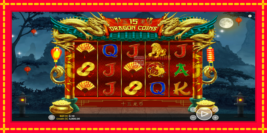 15 Dragon Coins mesin slot dengan animasi cerah, gambar 2