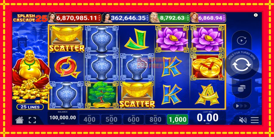 Splash Cascade 25 mesin slot dengan animasi cerah, gambar 1