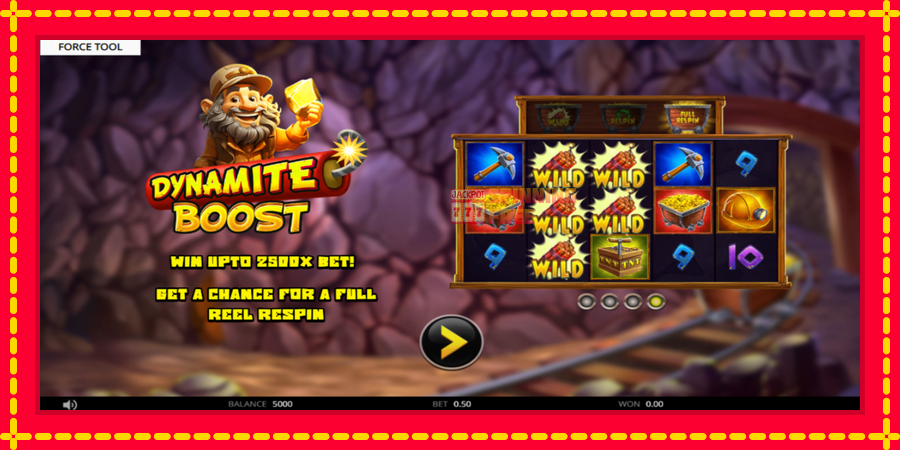 Dynamite Boost mesin slot dengan animasi cerah, gambar 1