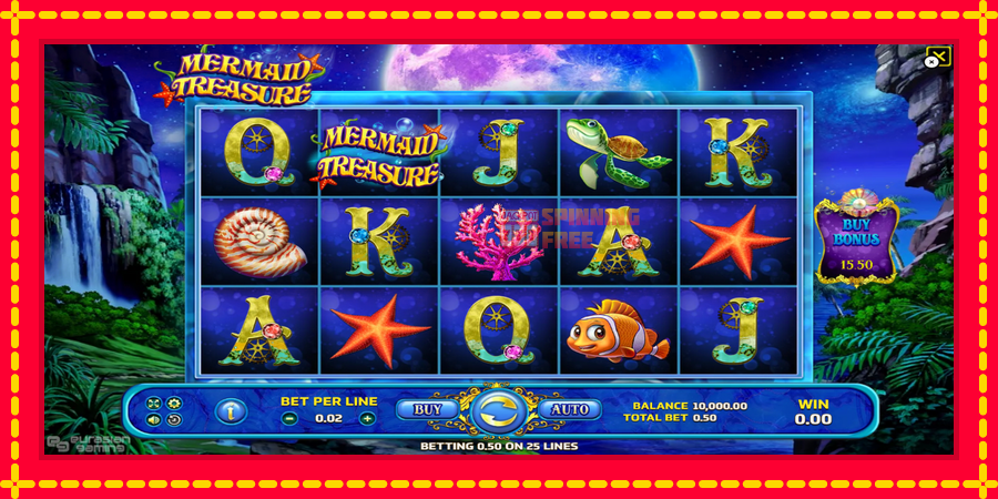 Mermaid Treasure mesin slot dengan animasi cerah, gambar 2