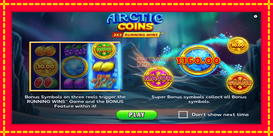 Arctic Coins mesin slot dengan animasi cerah, gambar 1