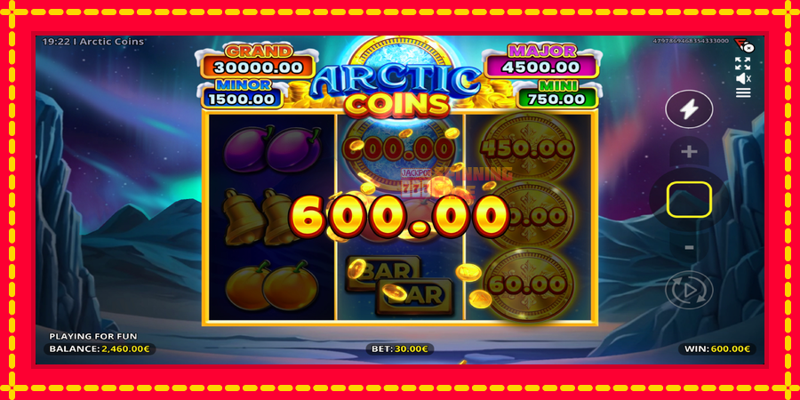 Arctic Coins mesin slot dengan animasi cerah, gambar 3