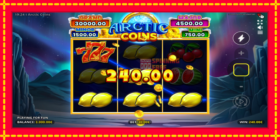 Arctic Coins mesin slot dengan animasi cerah, gambar 4