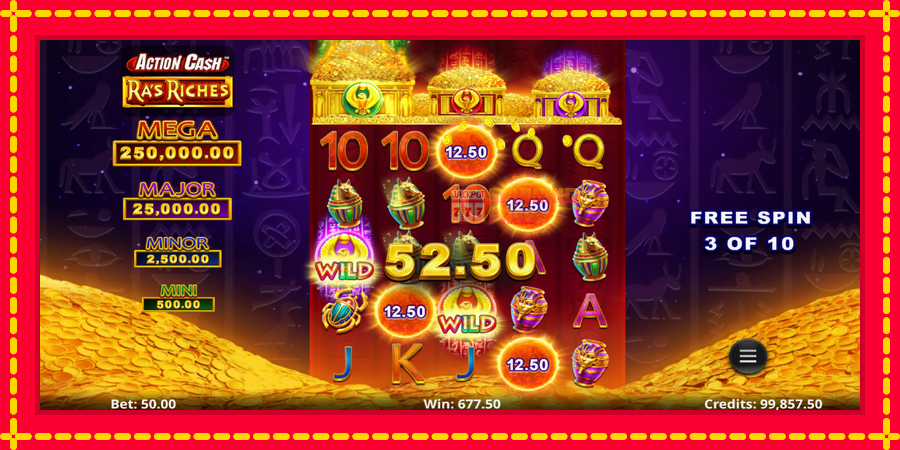 Action Cash Ras Riches mesin slot dengan animasi cerah, gambar 4