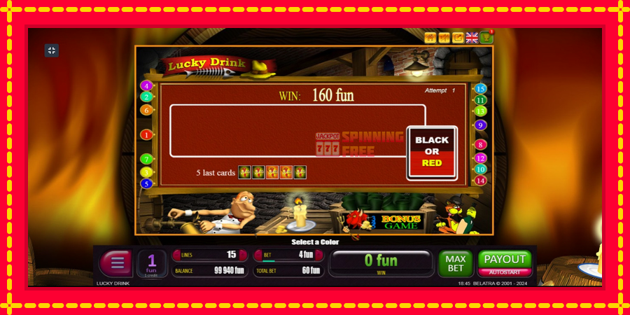 Lucky Drink mesin slot dengan animasi cerah, gambar 3