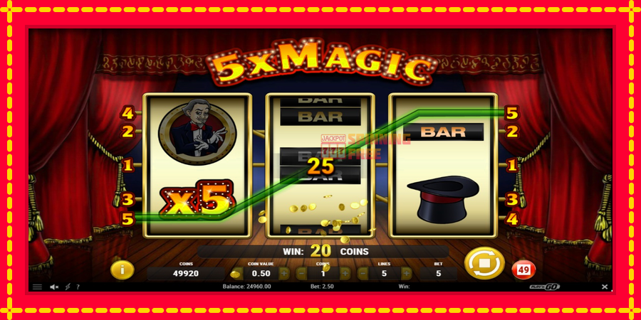 5x Magic mesin slot dengan animasi cerah, gambar 2